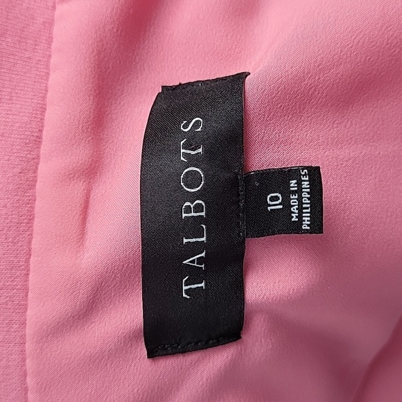 Talbots pink double knit gold button crest emblem double breasted blazer - Picture 7 of 11